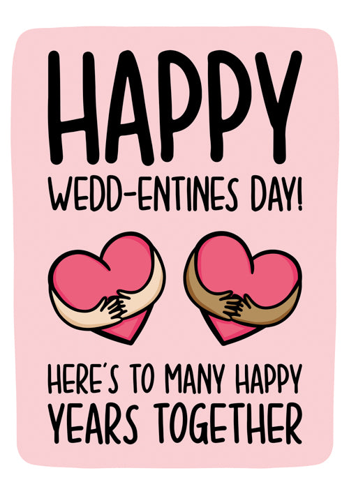 Funny Wedding Valentines Day Card Personalisation