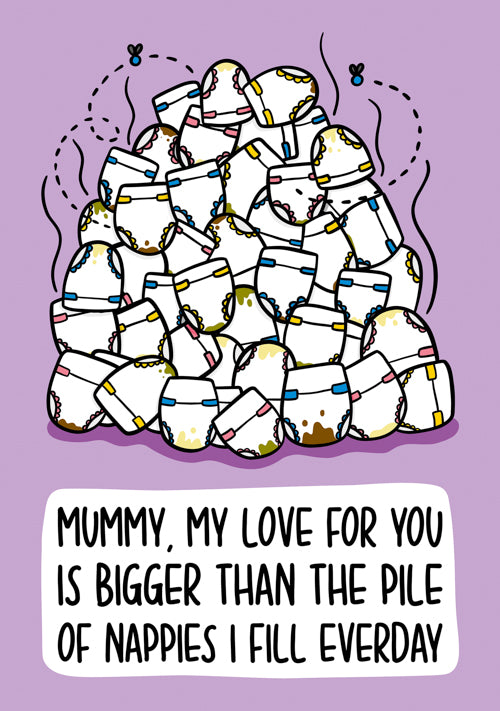 Funny Mummy Mothers Day Card Personalisation