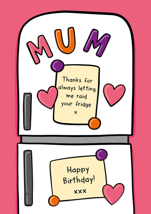 Humour Mum Birthday Card Personalisation