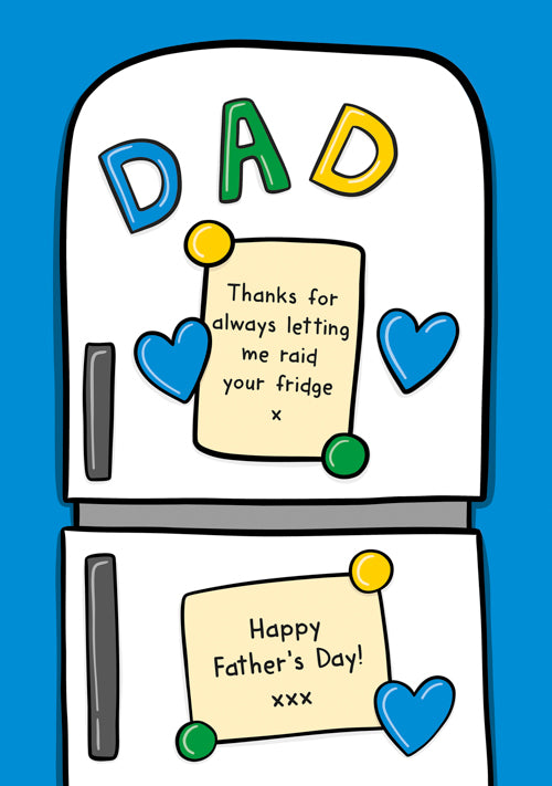 Humour Dad Fathers Day Card Personalisation