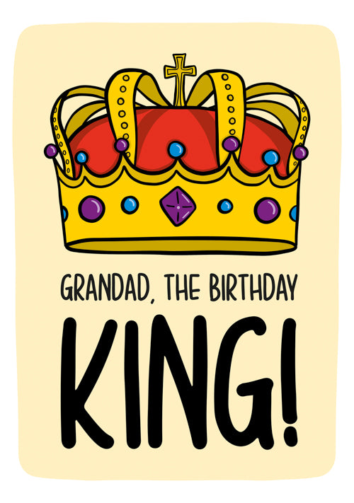 Humour Grandad Birthday Card Personalisation