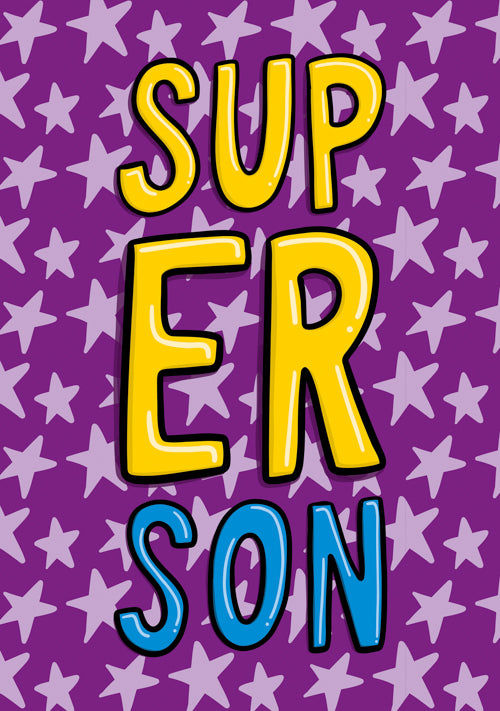 Son Birthday Card Personalisation