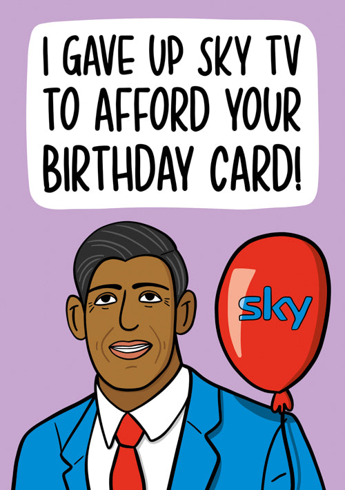 Humour Birthday Card Personalisation