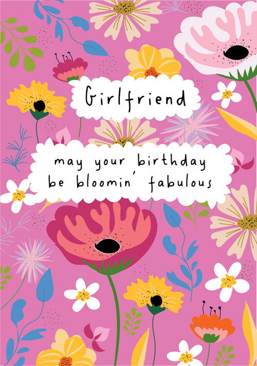 Girlfriend Birthday Card Personalisation