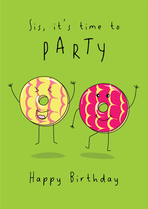 Humour Sister Birthday Card Personalisation