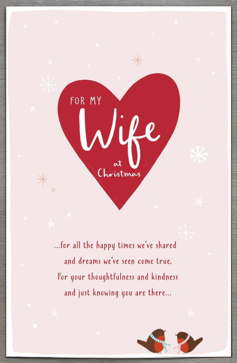 Wife Christmas Card