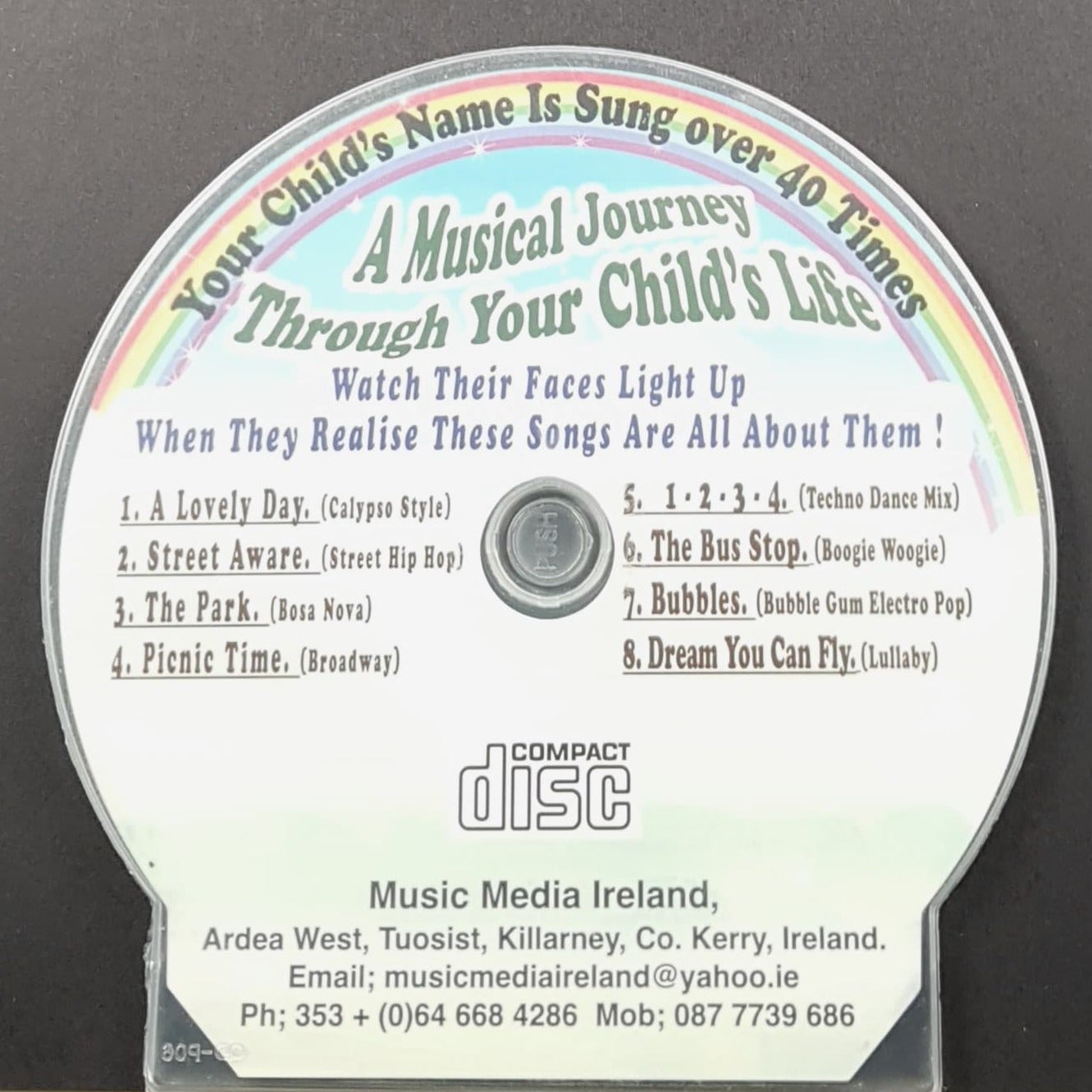 CD - Personalised Children's Songs / Rachel