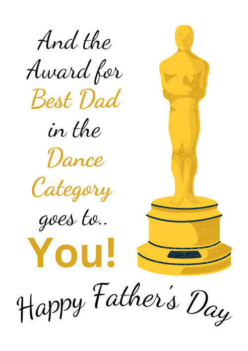 Funny Dad Fathers Day Card Personalisation