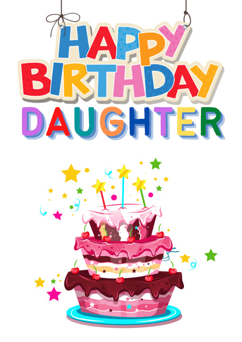 Happy Birthday Cake For Daughter | escapeauthority.com