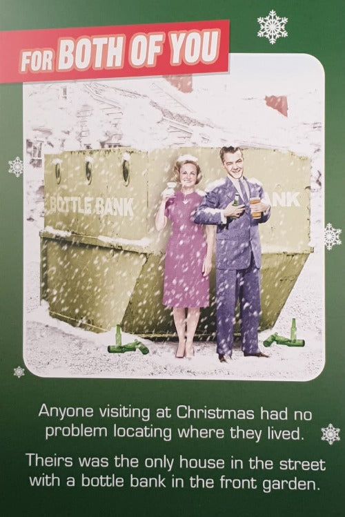 To Both Of You Christmas Card