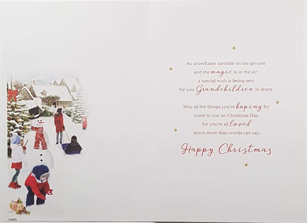 grandchildren christmas card