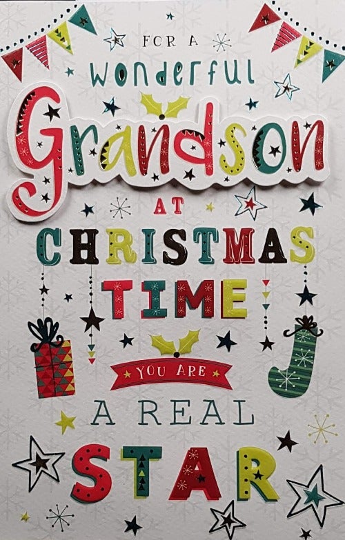 Grandson Christmas Card