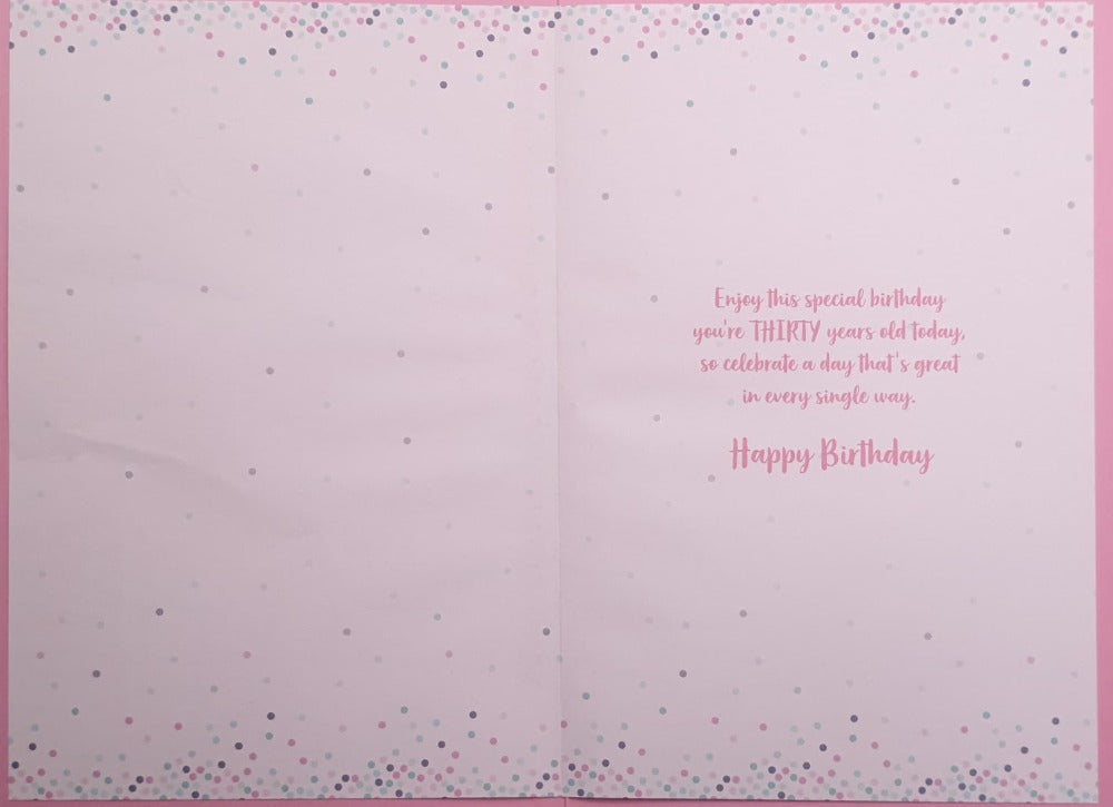 Age 30 Birthday Card