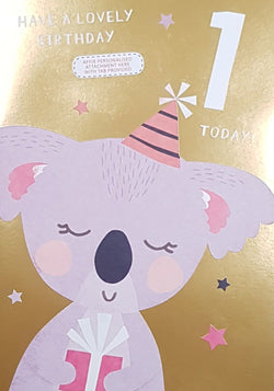 Koala Happy Birthday Card by Art Tonic